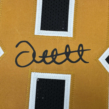 Framed Facsimile Autographed Joe Horn 35x39 New Orleans Black Reprint Laser Auto Football Jersey