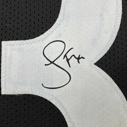 Framed Facsimile Autographed Jamie Foxx Willie Beamen 35x39 Any Given Sunday Movie Miami Black Reprint Laser Auto Football Jersey