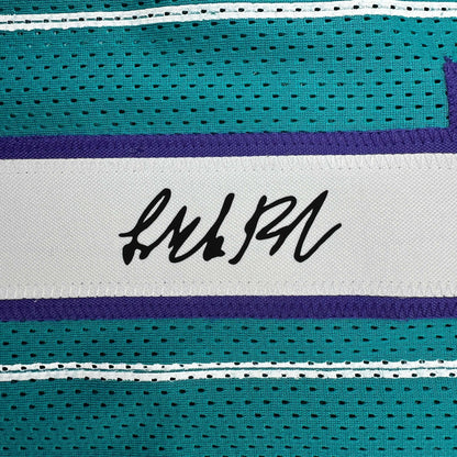 Facsimile Autographed LaMelo Ball Charlotte Teal Reprint Laser Auto Basketball Jersey Size Men's XL