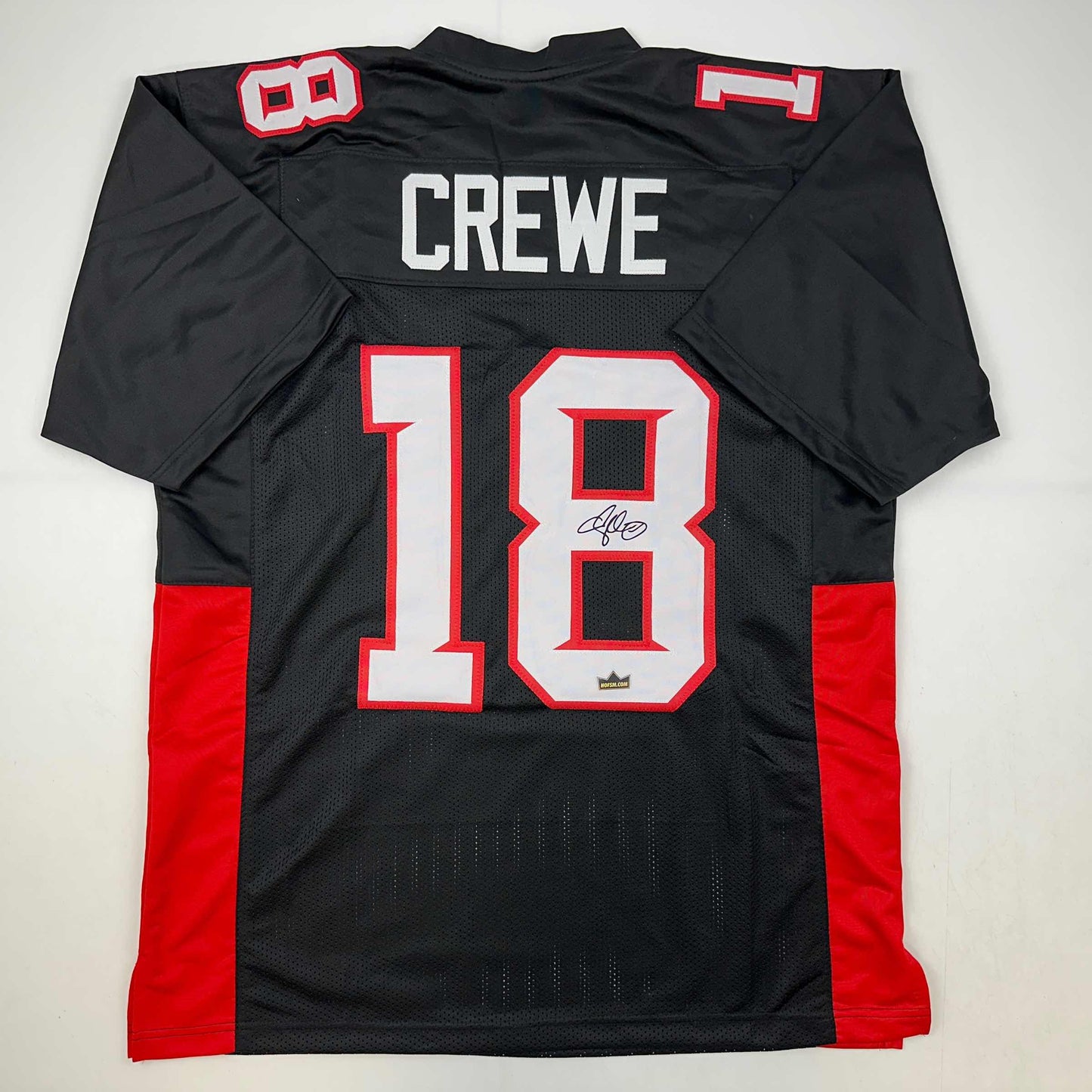 Facsimile Autographed Adam Sandler Paul Crewe Mean Machine The Longest Yard Movie Black Reprint Laser Auto Football Jersey Size Men's XL