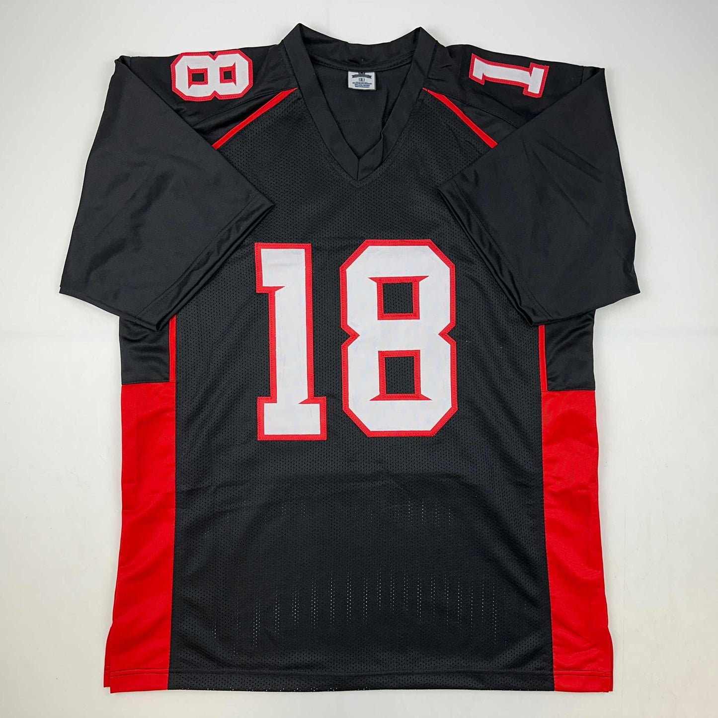 Facsimile Autographed Adam Sandler Paul Crewe Mean Machine The Longest Yard Movie Black Reprint Laser Auto Football Jersey Size Men's XL