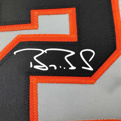 Facsimile Autographed Barry Bonds San Francisco Grey Reprint Laser Auto Baseball Jersey Size Men's XL