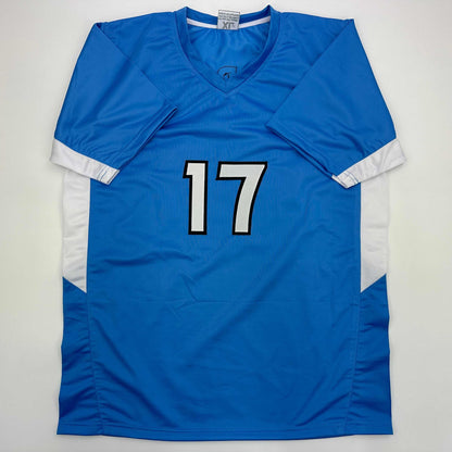 Facsimile Autographed Kevin De Bruyne Manchester City Blue Reprint Laser Auto Soccer Jersey Size Men's XL