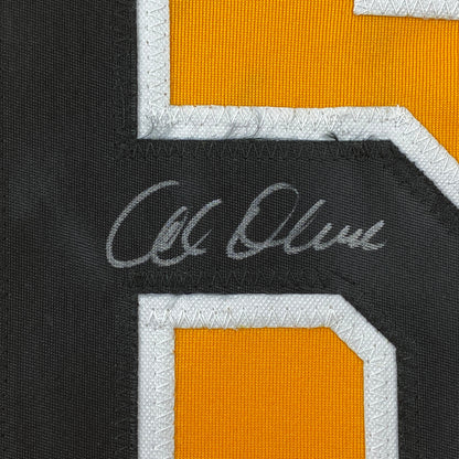 Autographed/Signed Al Oliver Pittsburgh Yellow Baseball Jersey JSA COA