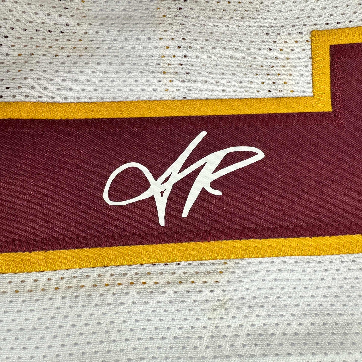 Facsimile Autographed Sean Taylor Washington White Reprint Laser Auto Football Jersey Size Men's XL