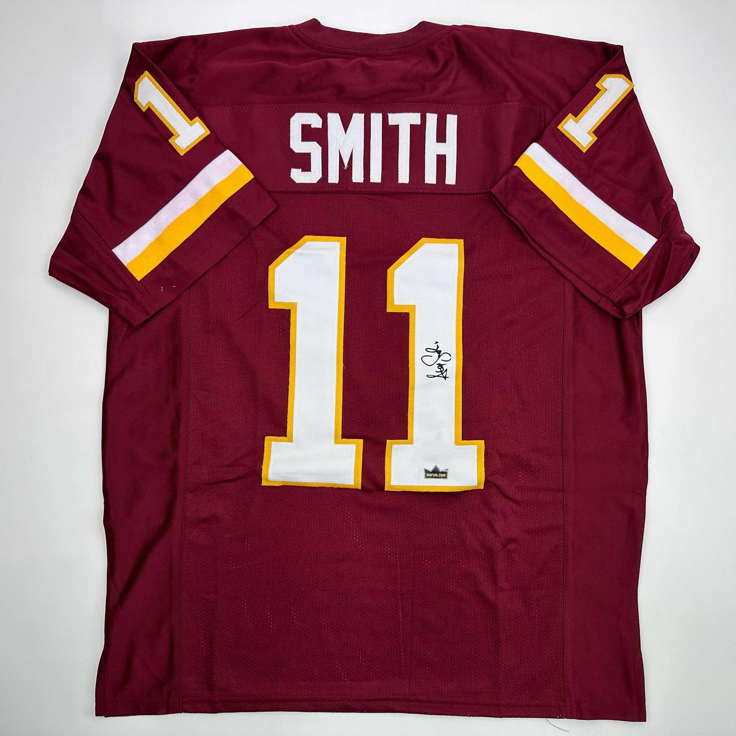 Facsimile Autographed Alex Smith Washington Red Reprint Laser Auto Football Jersey Size Men's XL