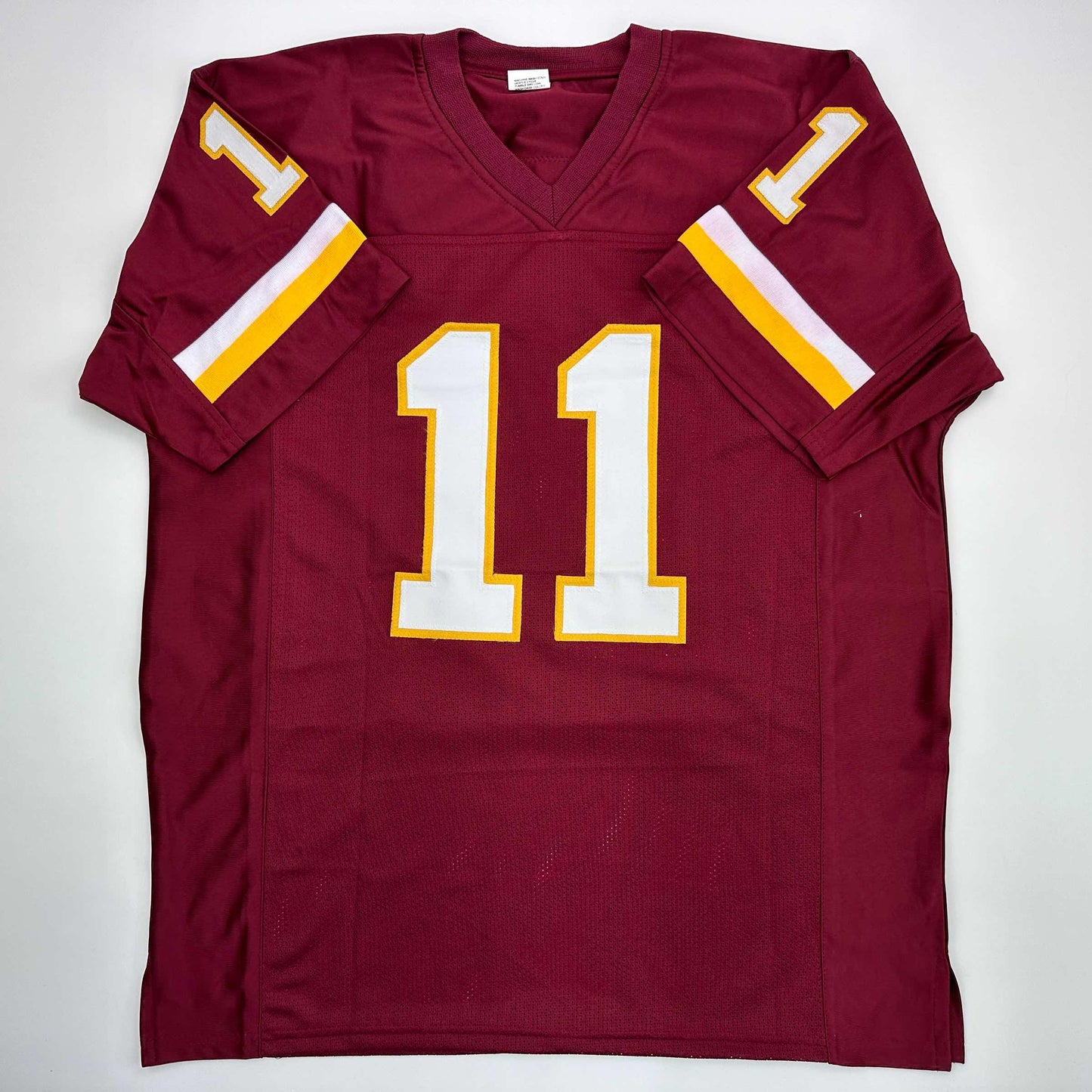 Facsimile Autographed Alex Smith Washington Red Reprint Laser Auto Football Jersey Size Men's XL
