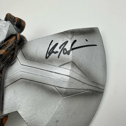 Autographed/Signed Chris Hemsworth Thor Stormbreaker 18" Axe Marvel Avengers Infinity War End Game Replica Movie Prop Beckett BAS COA