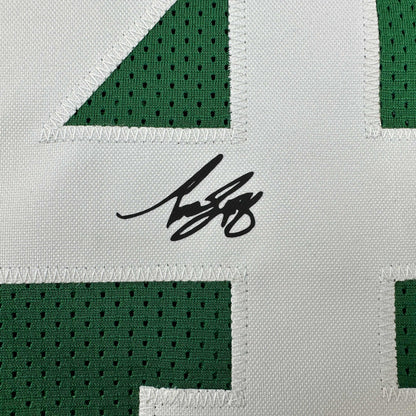 Facsimile Autographed Bob Cousy Boston Green Reprint Laser Auto Basketball Jersey Size Men's XL