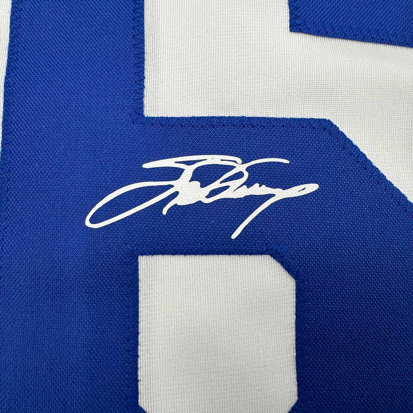 Facsimile Autographed Steve Garvey Los Angeles LA White Reprint Laser Auto Baseball Jersey Size Men's XL