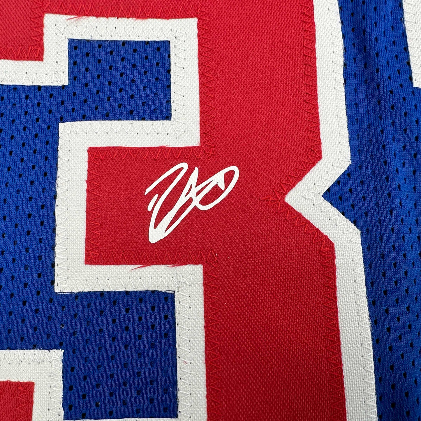 Framed Facsimile Autographed Blake Griffin 35x39 Los Angeles LA Blue Reprint Laser Auto Basketball Jersey
