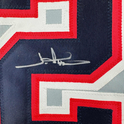 Autographed/Signed Jim Abbott California Grey Baseball Jersey Beckett BAS COA