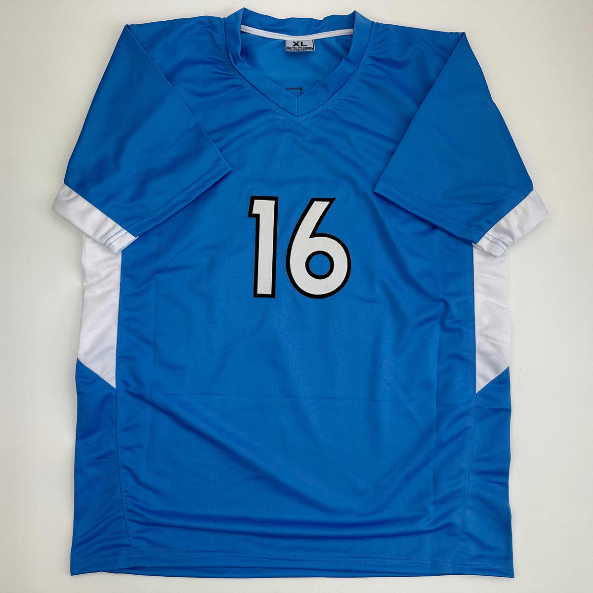 Facsimile Autographed Rodri Rodrigo Cascante Manchester City Blue Reprint Laser Auto Soccer Jersey Size Men's XL