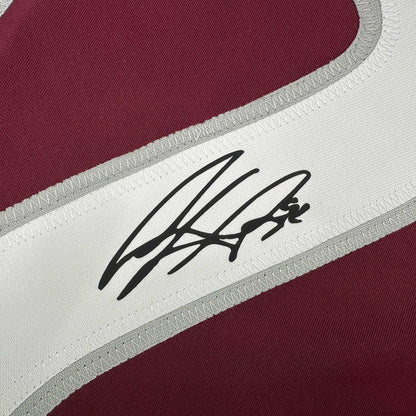 Facsimile Autographed Gabriel Landeskog Colorado Maroon Reprint Laser Auto Hockey Jersey Size Men's XL