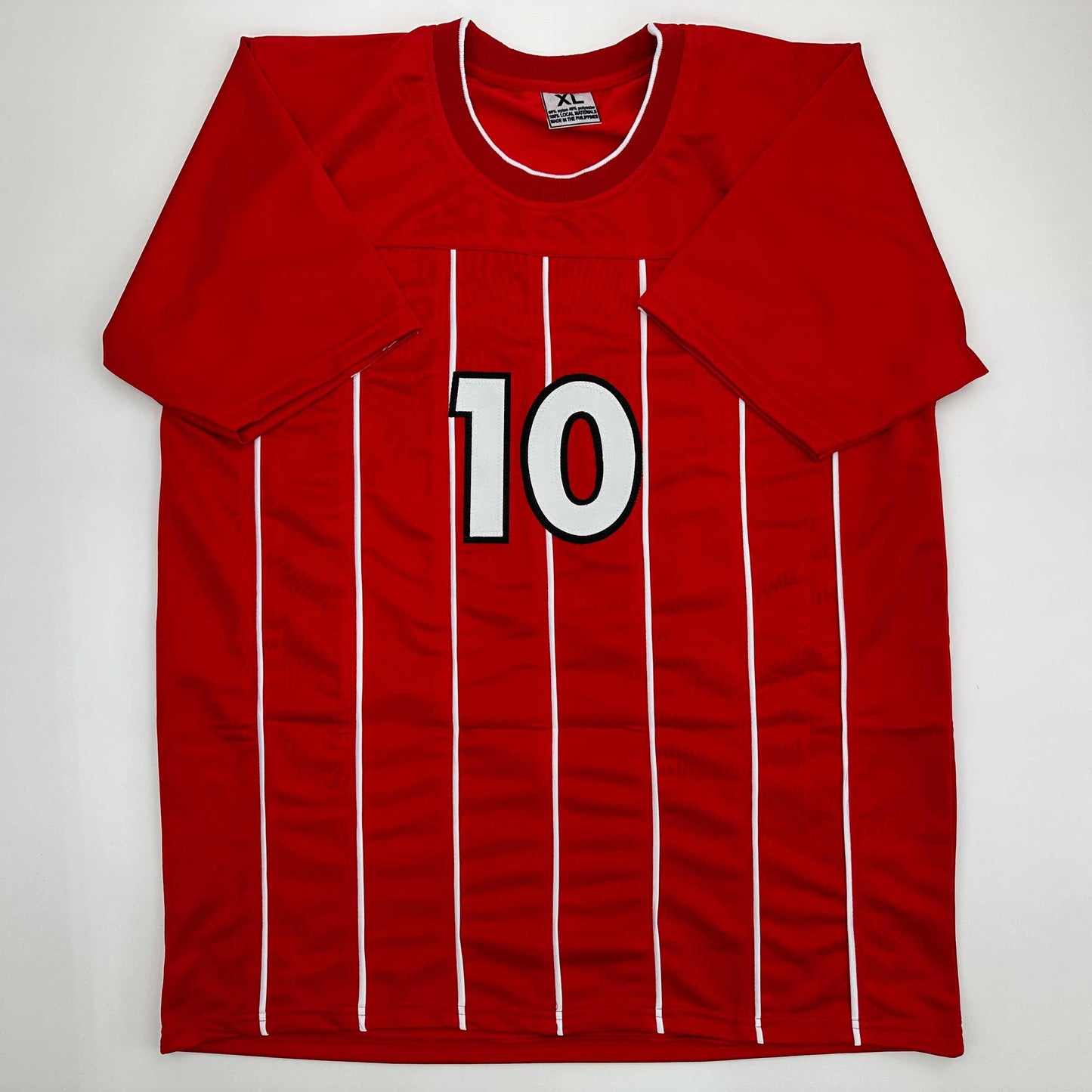 Facsimile Autographed Sadio Mane Liverpool FC Red Reprint Laser Auto Soccer Jersey Size Men's XL