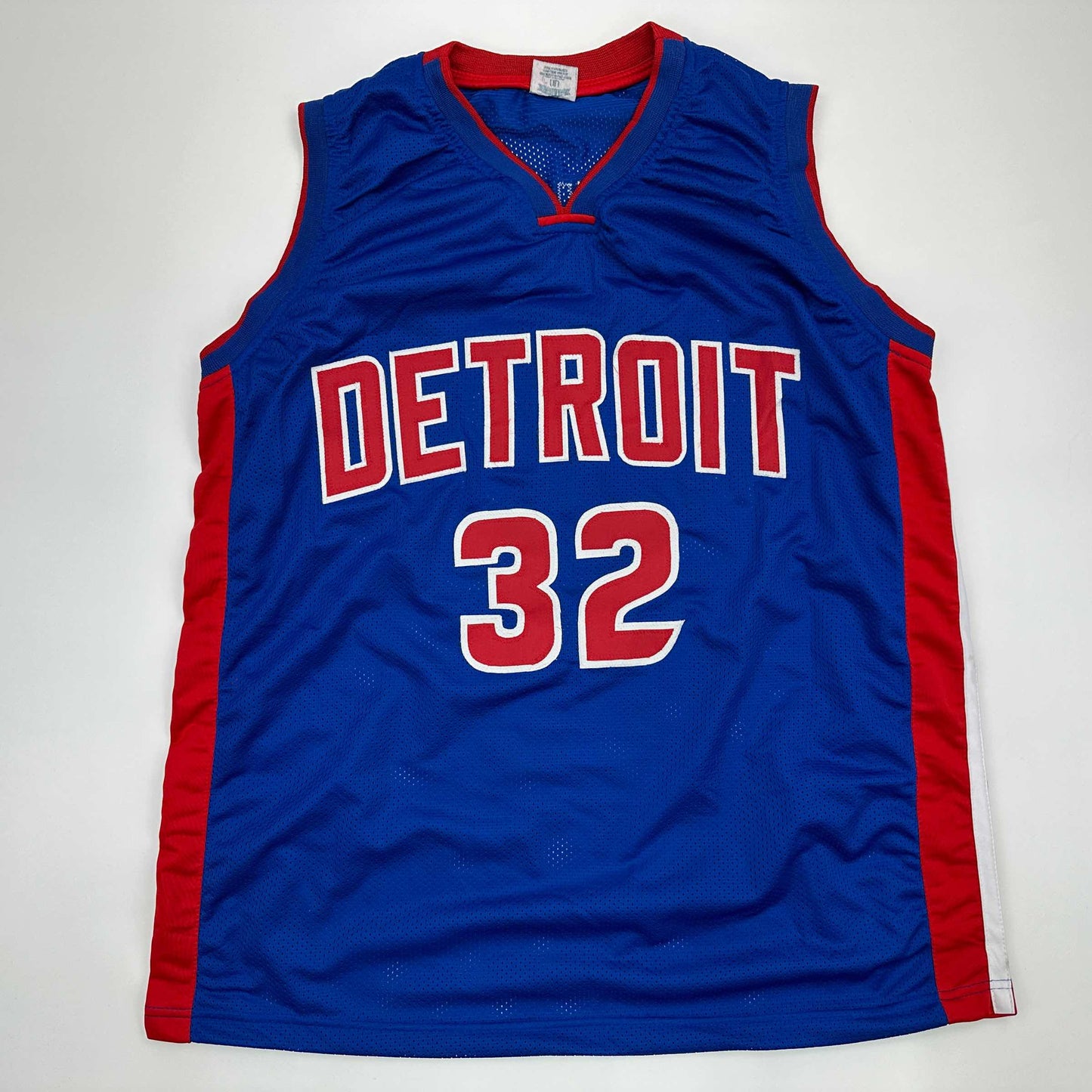 Facsimile Autographed Richard Hamilton Detroit Blue Reprint Laser Auto Basketball Jersey Size Men's XL