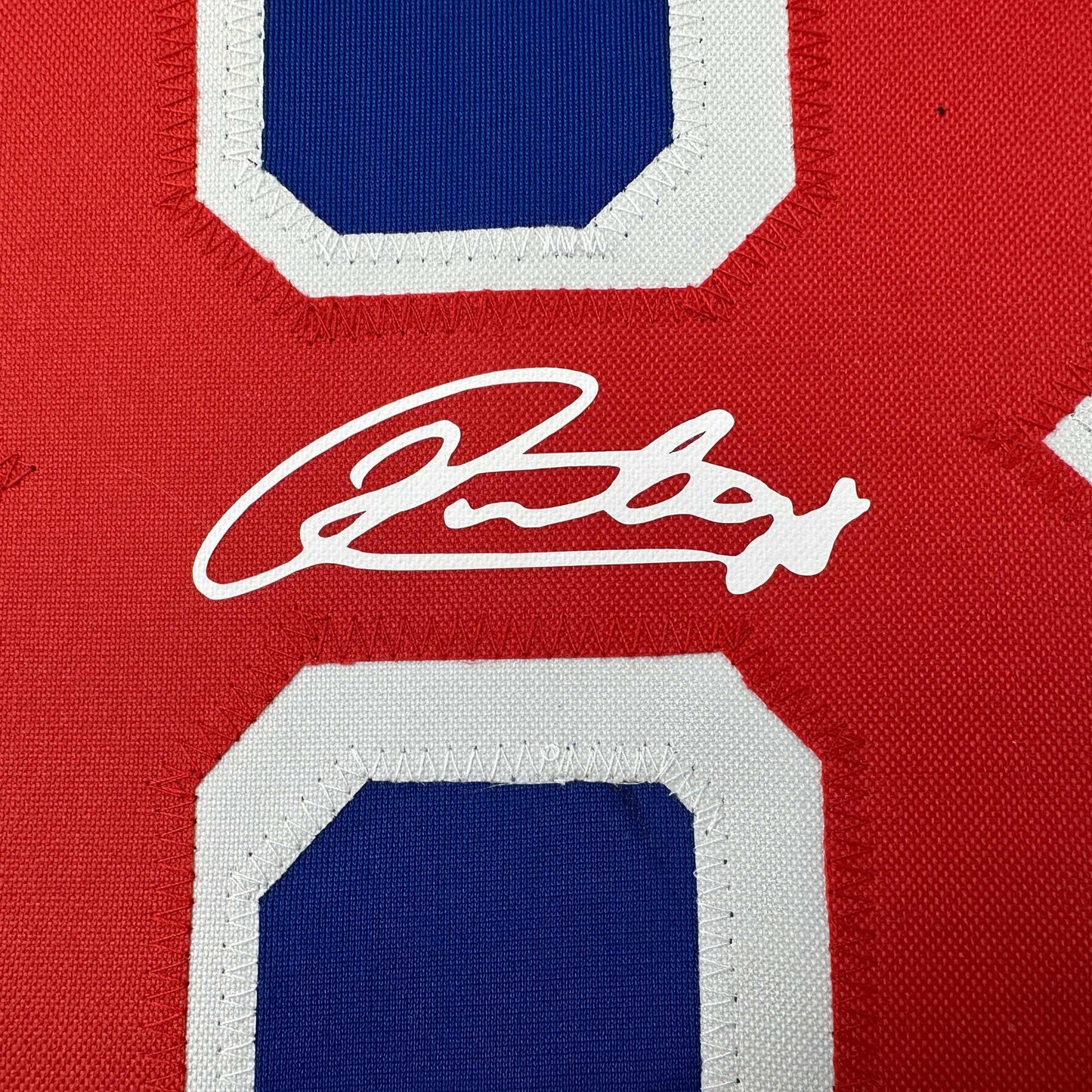 Facsimile Autographed Patrick Kane New York Blue Reprint Laser Auto Hockey Jersey Size Men's XL