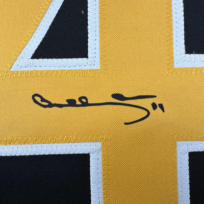 Facsimile Autographed Bobby Orr Boston Black Reprint Laser Auto Hockey Jersey Size Men's XL