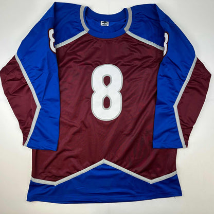 Facsimile Autographed Cale Makar Colorado Maroon Reprint Laser Auto Hockey Jersey Size Men's XL