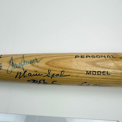 RARE 300 Win Club 9 Sigs Autographed/Signed Baseball Bat Tom Seaver, Nolan Ryan, Clemens, Sutton, Carlton, Niekro, Perry, Spahn & Wynn PSA/DNA