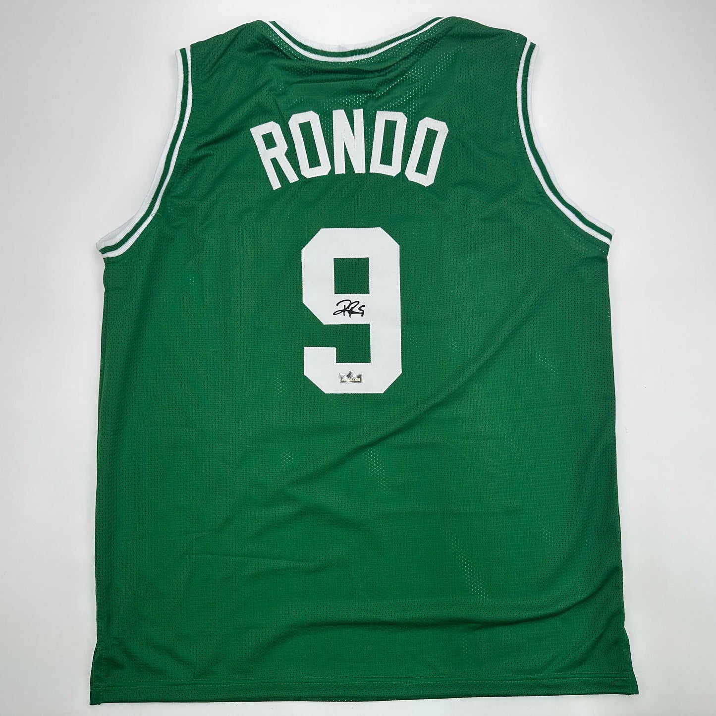 Facsimile Autographed Rajon Rondo Boston Green Reprint Laser Auto Basketball Jersey Size Men's XL