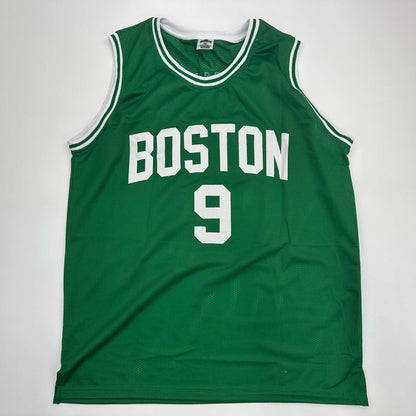 Facsimile Autographed Rajon Rondo Boston Green Reprint Laser Auto Basketball Jersey Size Men's XL