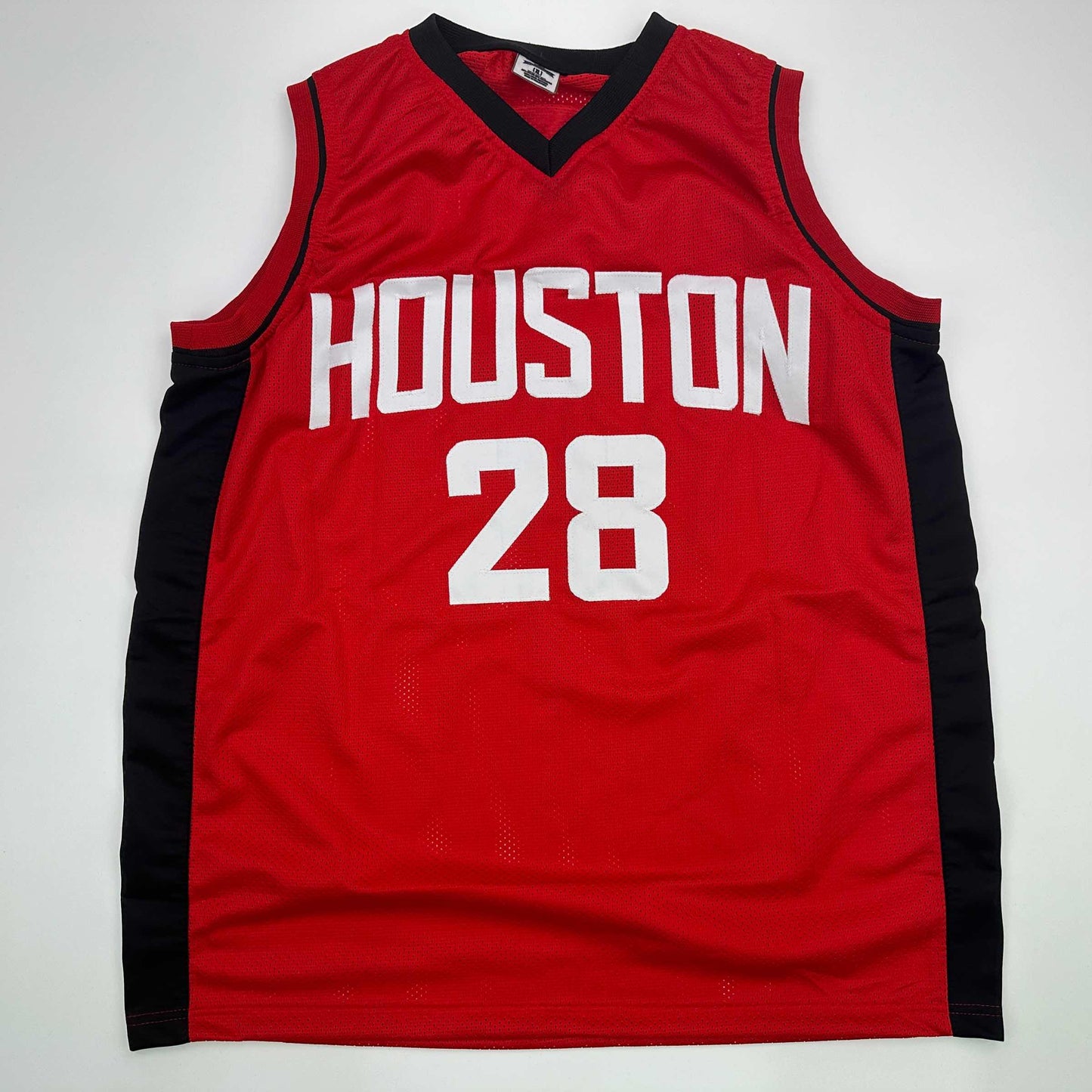 Facsimile Autographed Alperen Sengun Houston Red Reprint Laser Auto Basketball Jersey Size Men's XL