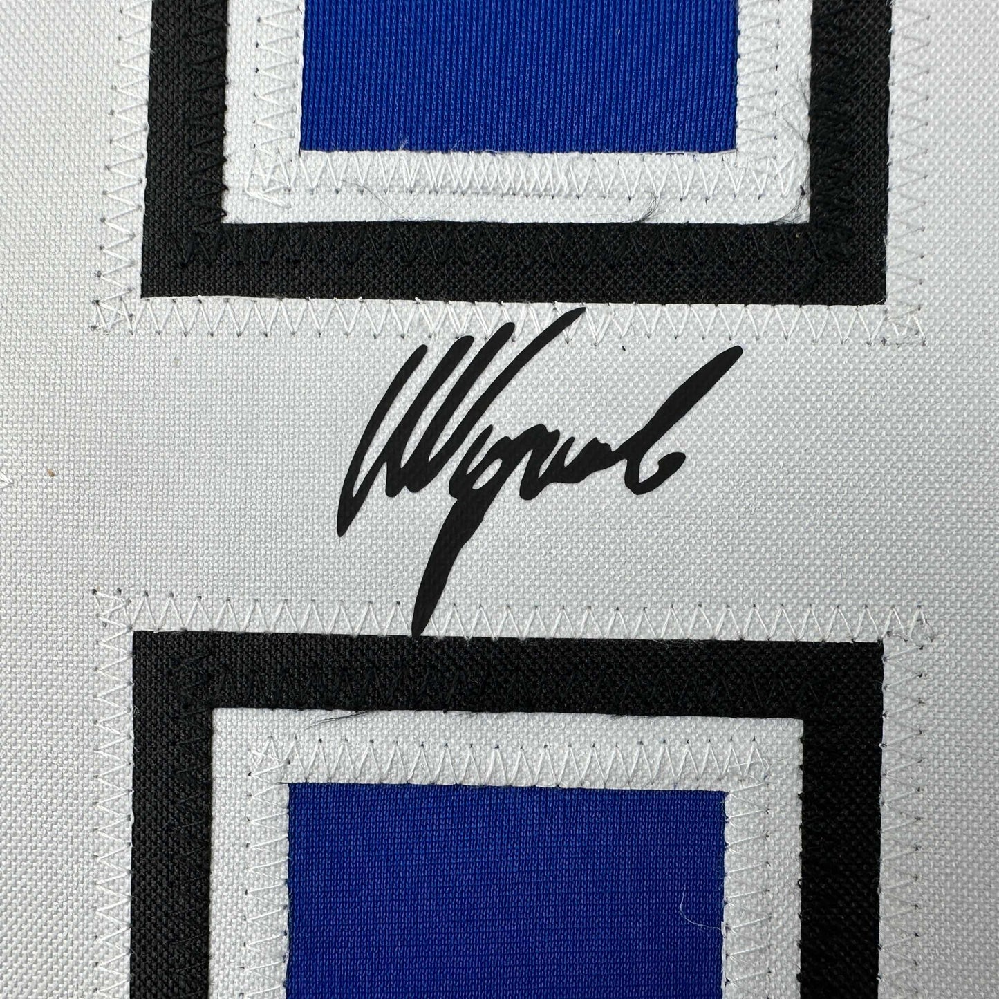 Facsimile Autographed Nikita Kucherov Tampa Bay Blue Reprint Laser Auto Hockey Jersey Size Men's XL