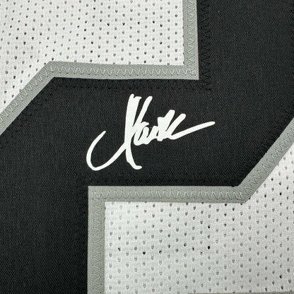 Facsimile Autographed Marcus Allen Oakland Las Vegas White Reprint Laser Auto Football Jersey Size Men's XL