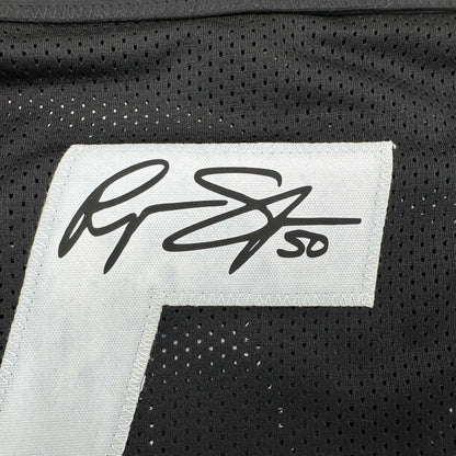 Framed Facsimile Autographed Ryan Shazier 35x39 Pittsburgh Black Reprint Laser Auto Football Jersey
