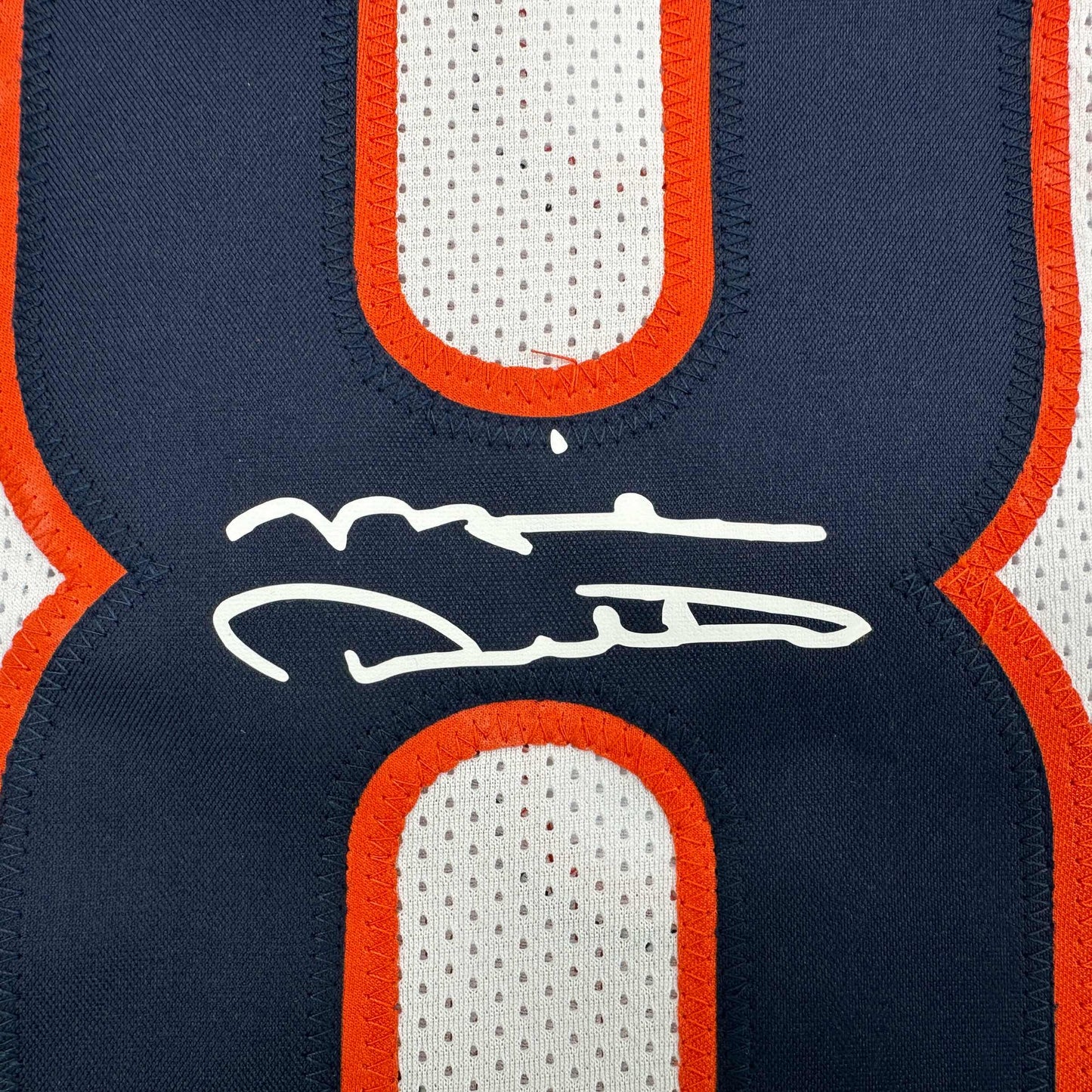 Facsimile Autographed Mike Ditka Chicago White Reprint Laser Auto Football Jersey Size Men's XL
