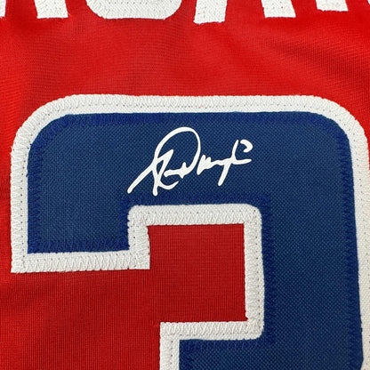Facsimile Autographed Alex Morgan United States USA Red World Cup Reprint Laser Auto Soccer Jersey Size Men's XL