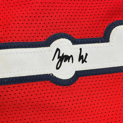 Facsimile Autographed Zion Williamson New Orleans Red Reprint Laser Auto Basketball Jersey Size Men's XL