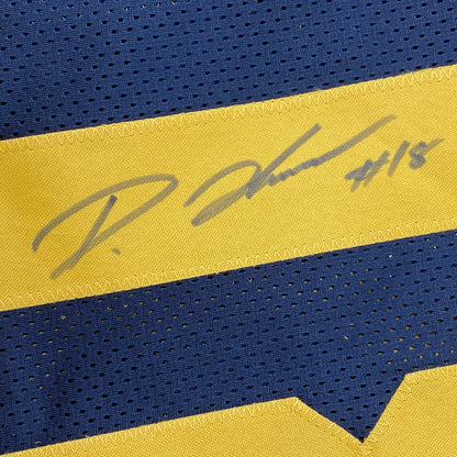 Autographed/Signed Diontae Johnson Pittsburgh Color Rush Football Jersey Beckett BAS COA