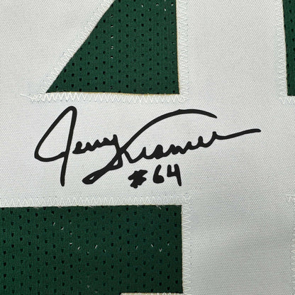 Facsimile Autographed Jerry Kramer Green Bay Green Reprint Laser Auto Football Jersey Size Men's XL