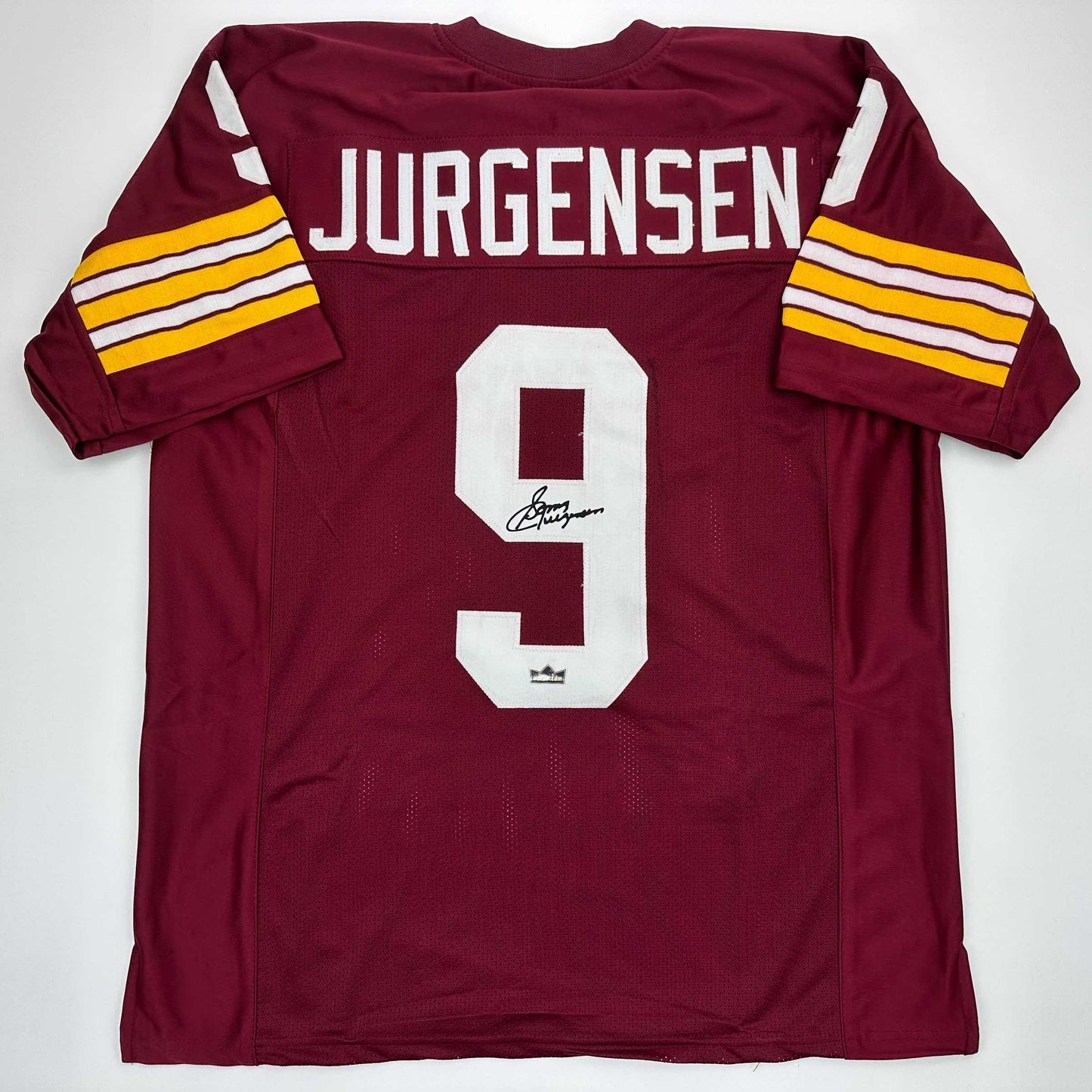 Facsimile Autographed Sonny Jurgensen Washington Red Reprint Laser Auto Football Jersey Size Men's XL
