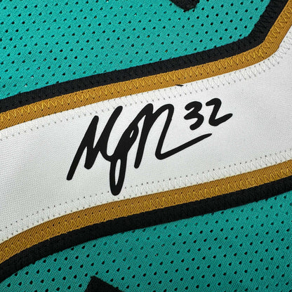 Facsimile Autographed Maurice Jones-Drew Jacksonville Teal Reprint Laser Auto Football Jersey Size Men's XL