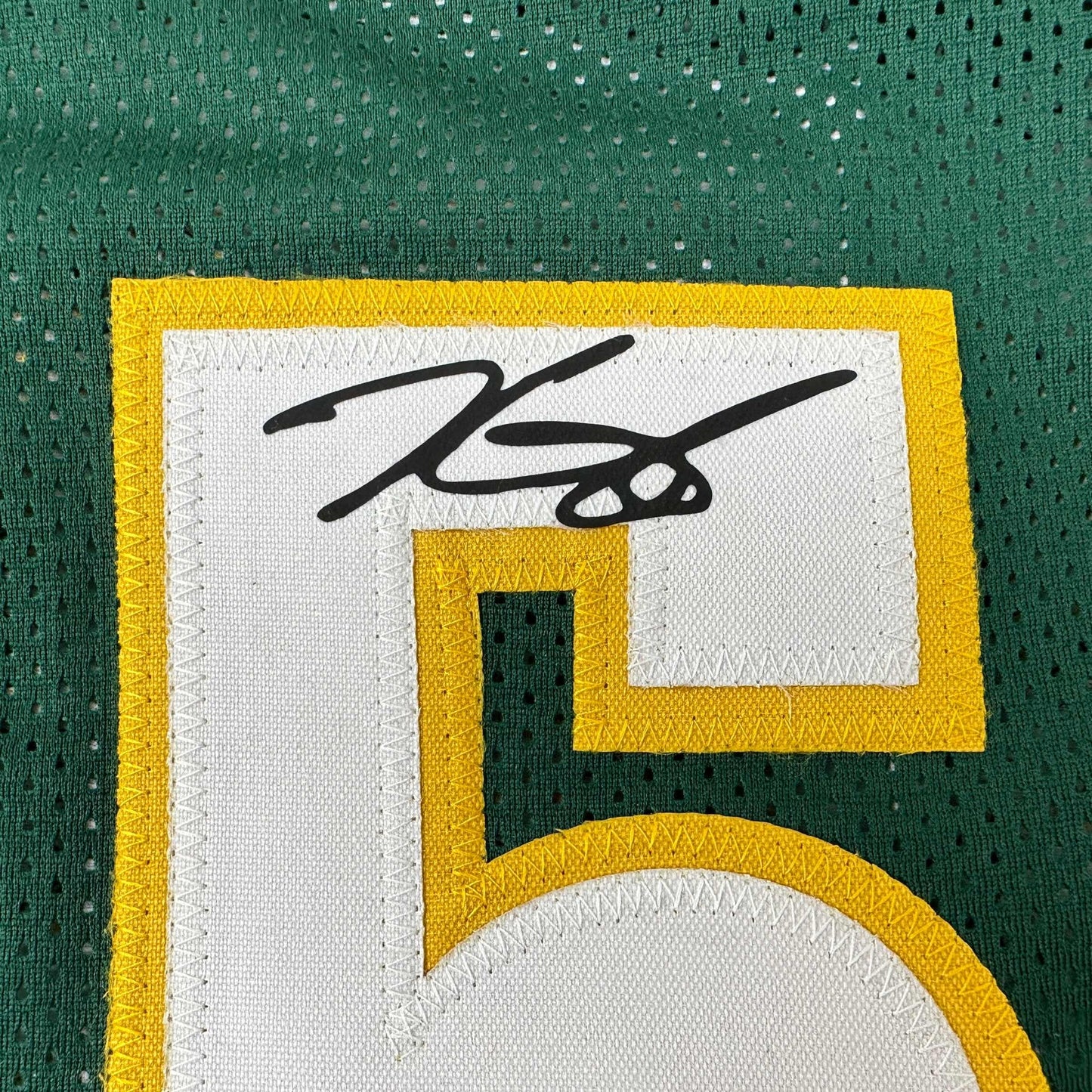 Facsimile Autographed Kevin Durant Seattle Rookie Green Reprint Laser Auto Basketball Jersey Size Men's XL
