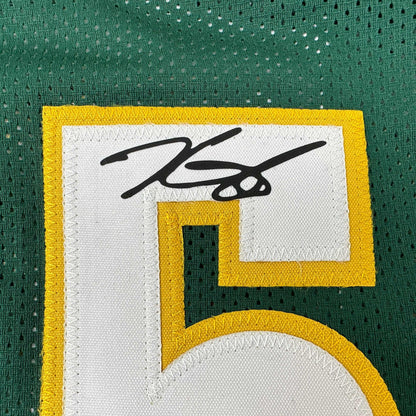 Facsimile Autographed Kevin Durant Seattle Rookie Green Reprint Laser Auto Basketball Jersey Size Men's XL