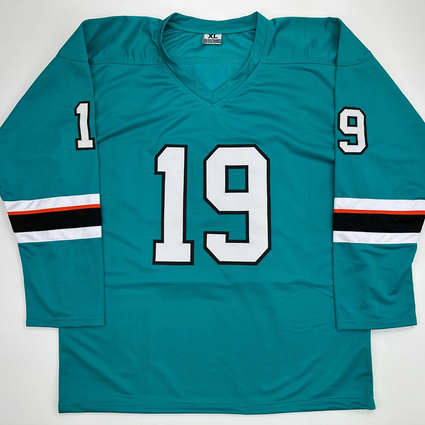 Facsimile Autographed Joe Thornton San Jose Teal Reprint Laser Auto Hockey Jersey Size Men's XL