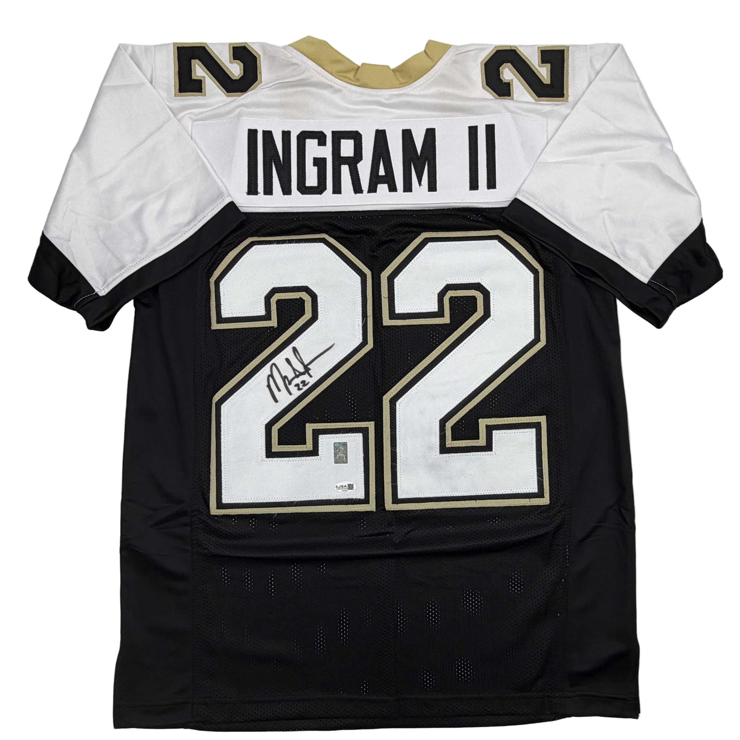Autographed/Signed Mark Ingram II New Orleans Black Alternate Football Jersey JSA COA