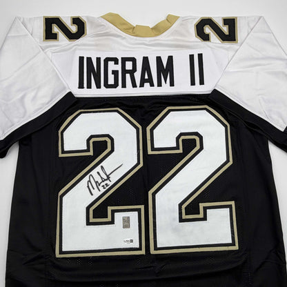 Autographed/Signed Mark Ingram II New Orleans Black Alternate Football Jersey JSA COA
