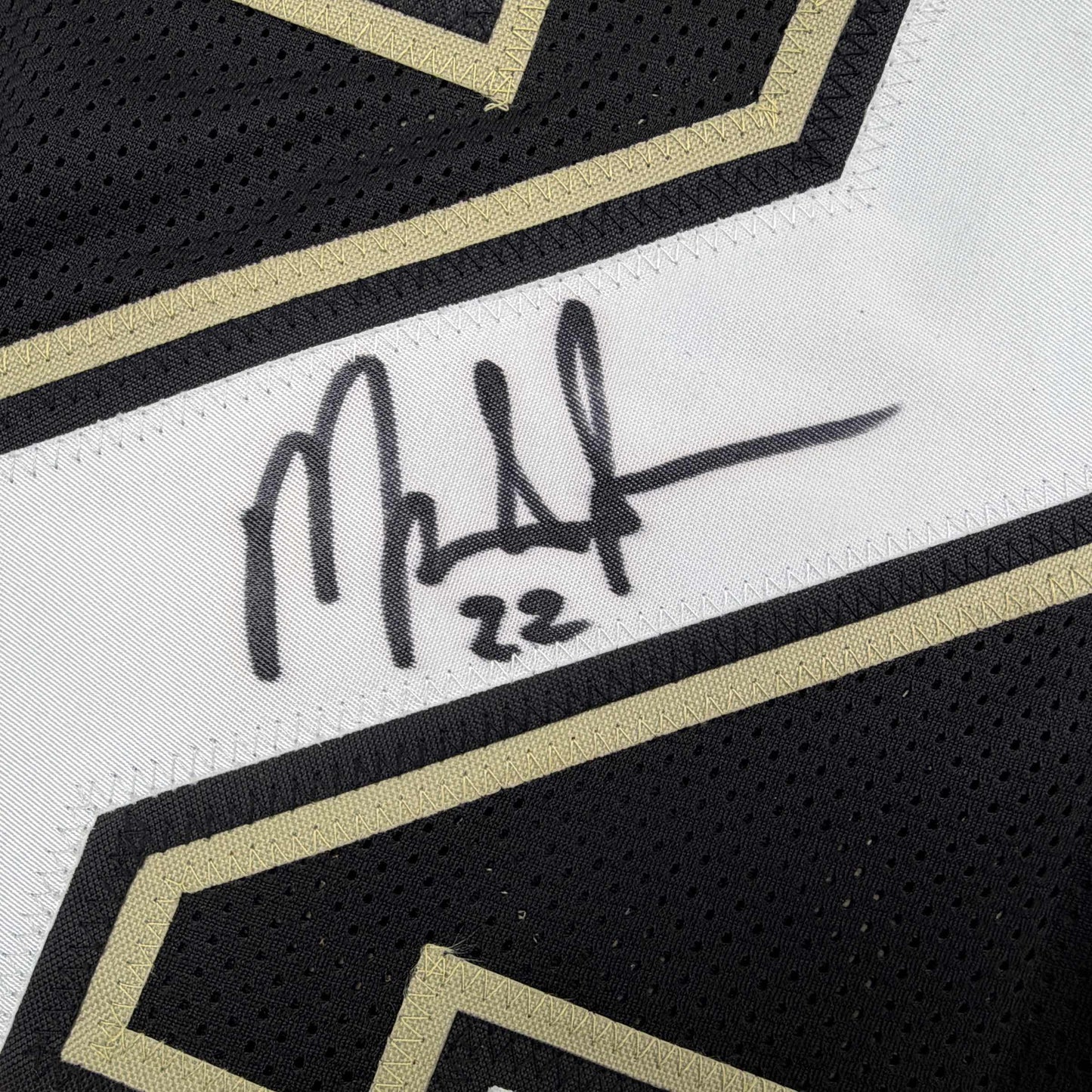 Autographed/Signed Mark Ingram II New Orleans Black Alternate Football Jersey JSA COA
