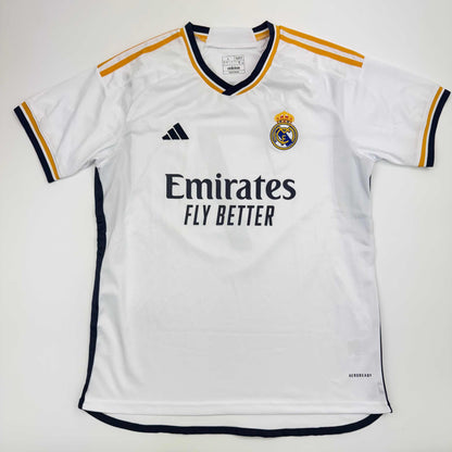Autographed/Signed Vini Vinicius Jr. Real Madrid White Soccer Jersey Beckett BAS COA