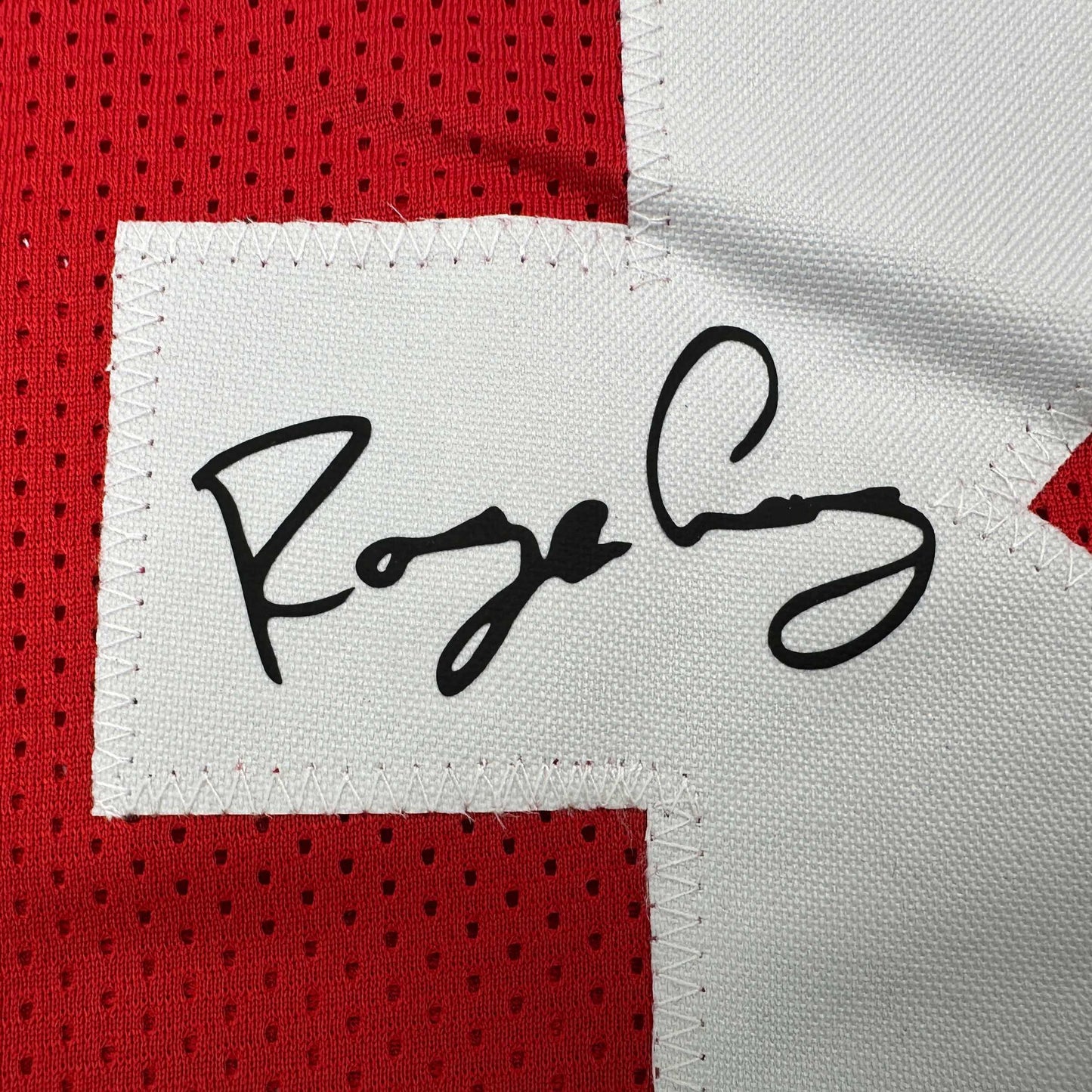 Facsimile Autographed Roger Craig San Francisco Red Reprint Laser Auto Football Jersey Size Men's XL