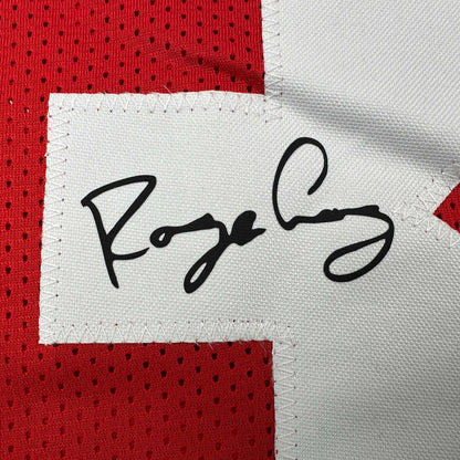 Facsimile Autographed Roger Craig San Francisco Red Reprint Laser Auto Football Jersey Size Men's XL