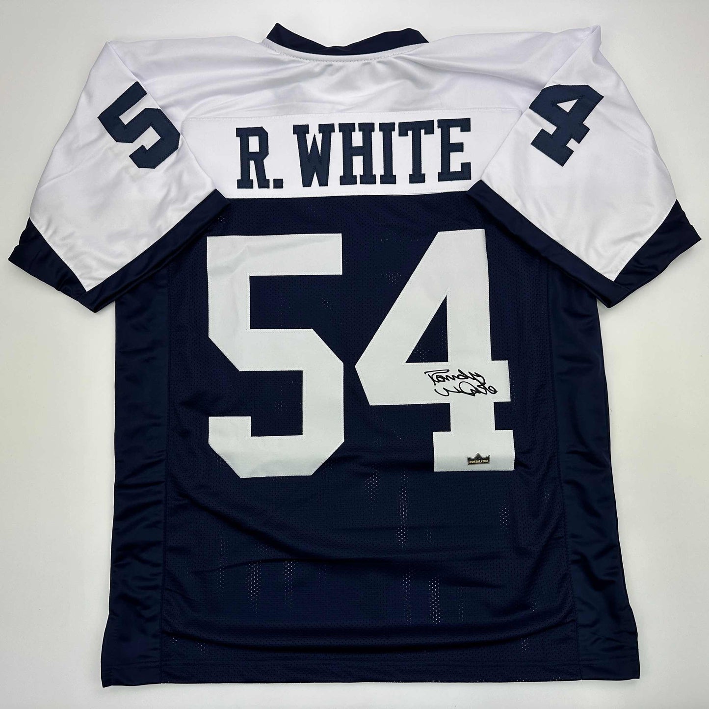 Facsimile Autographed Randy White Dallas Thanksgiving Day Reprint Laser Auto Football Jersey Size Men's XL