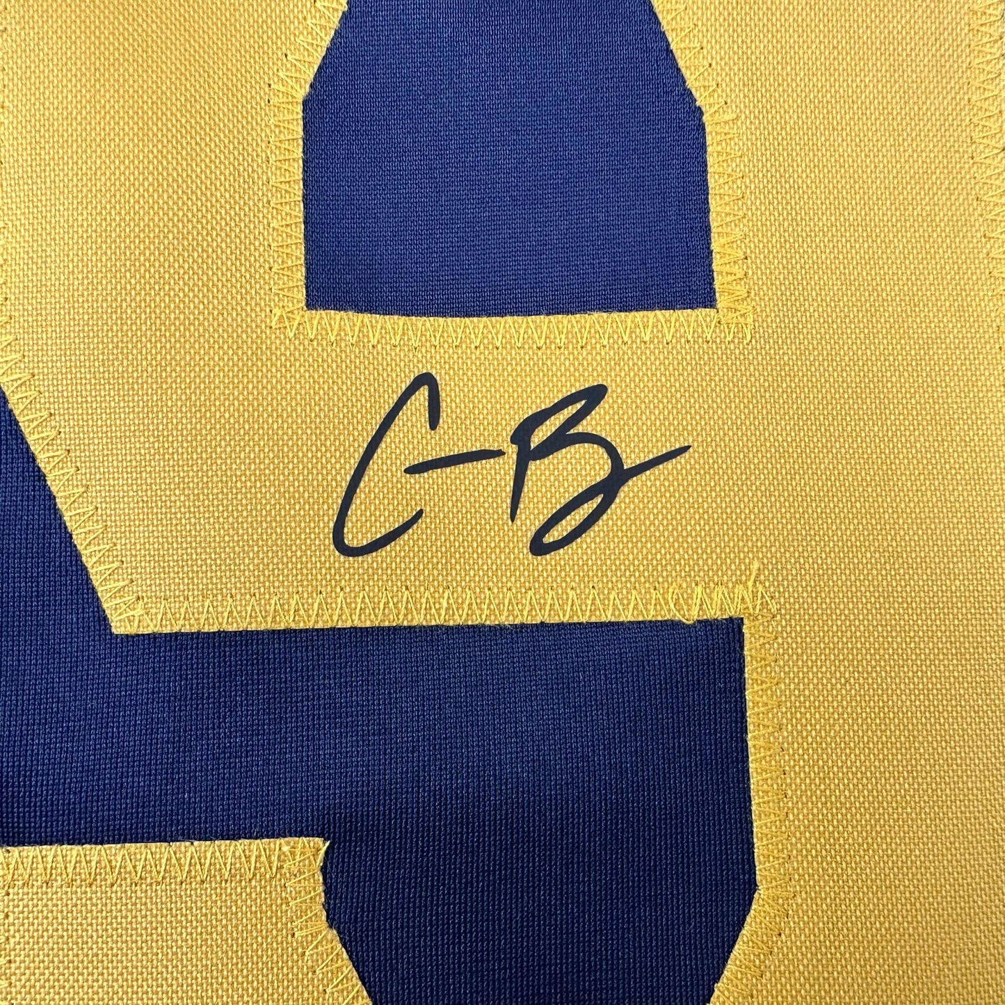 Facsimile Autographed Corbin Burnes Milwaukee Blue Reprint Laser Auto Baseball Jersey Size Men's XL