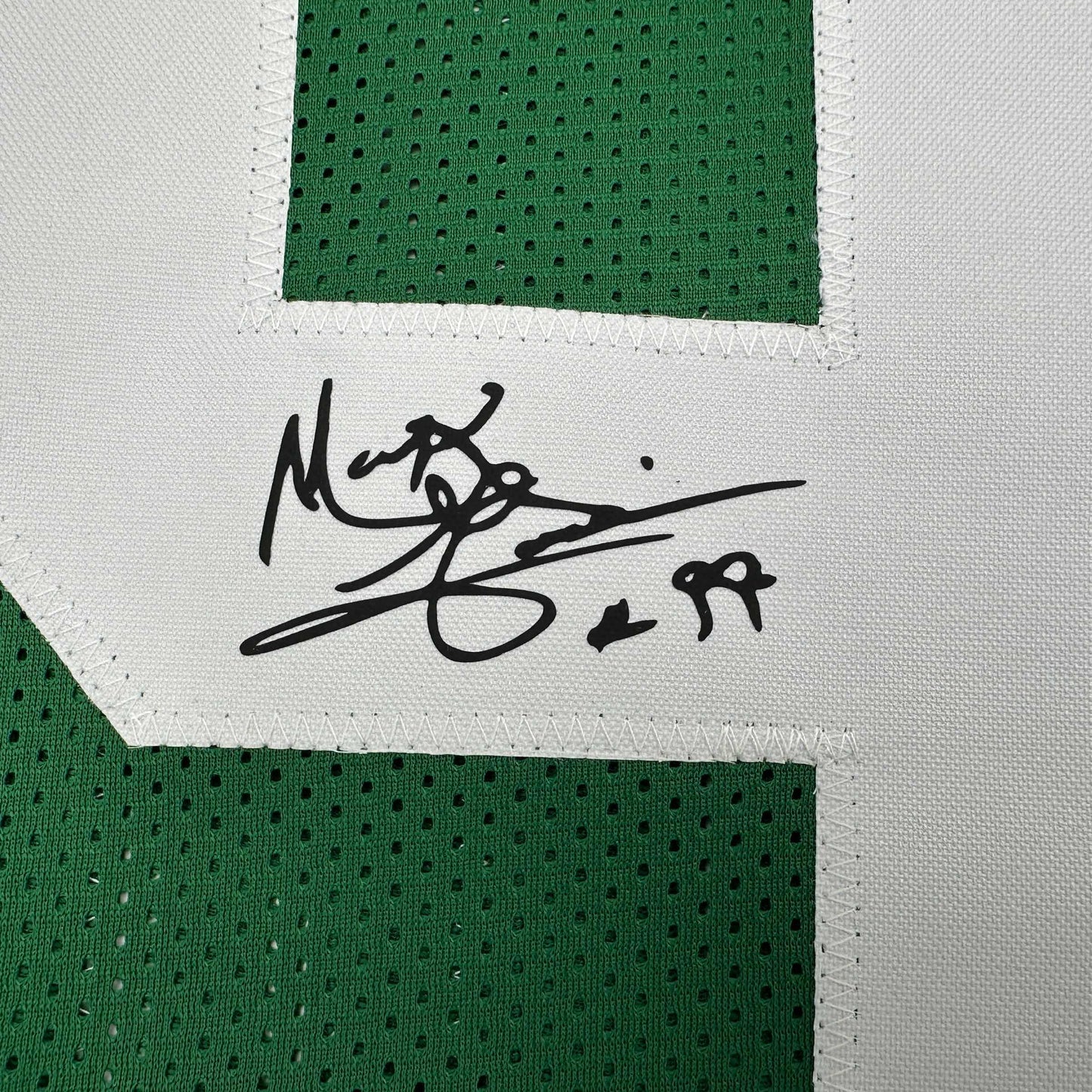 Facsimile Autographed Mark Gastineau New York Green Reprint Laser Auto Football Jersey Size Men's XL