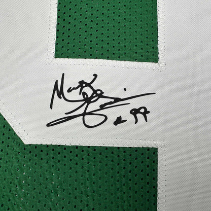 Facsimile Autographed Mark Gastineau New York Green Reprint Laser Auto Football Jersey Size Men's XL